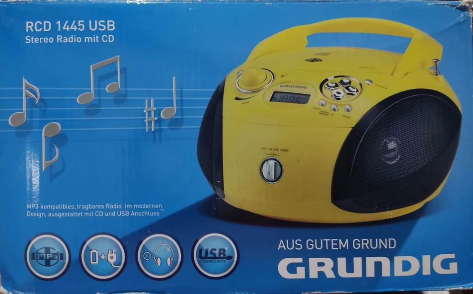 Grundig Taşınabilir CD Radyo Çalar RCD 1440 Usb