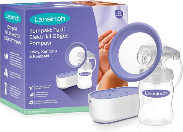 Lansinoh Kompakt Tekli Elektrikli Göğüs Pompası