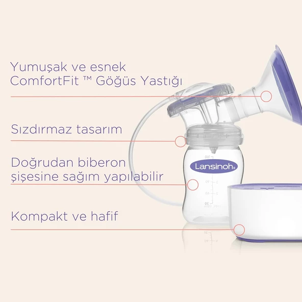 Lansinoh Kompakt Tekli Elektrikli Göğüs Pompası - 5