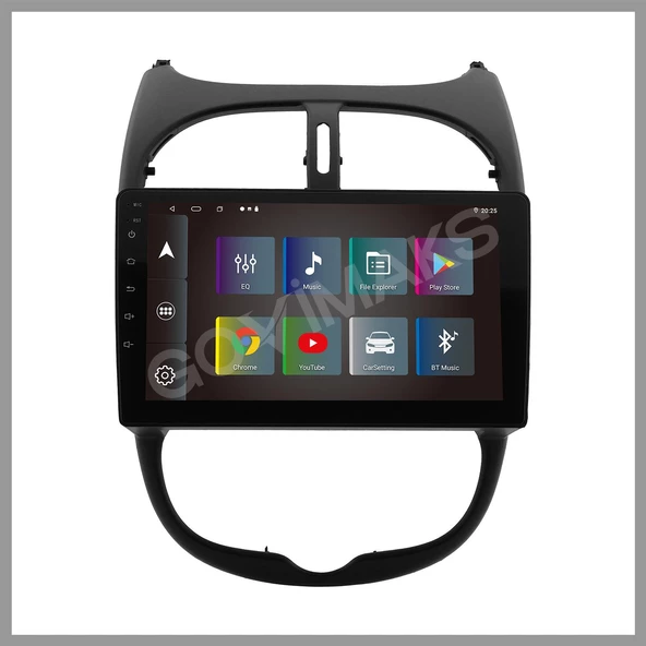 PEUGEOT 206 1999-2010 UYUMLU 6 GB RAM 128 GB HAFIZA ANDROID MULTIMEDIA - Resim 7