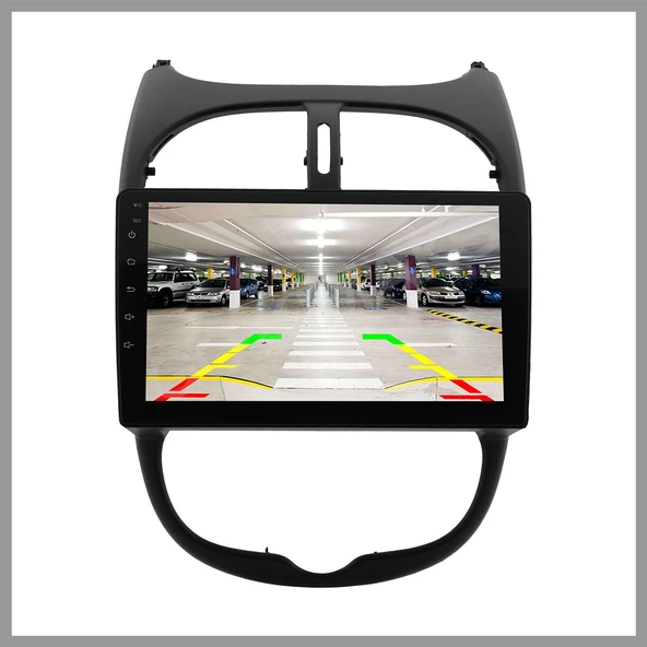 PEUGEOT 206 1999-2010 UYUMLU 6 GB RAM 128 GB HAFIZA ANDROID MULTIMEDIA - Resim 4