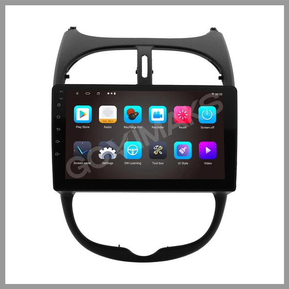 PEUGEOT 206 1999-2010 UYUMLU 2 GB RAM 32 GB HAFIZA ANDROID MULTIMEDIA - Resim 2