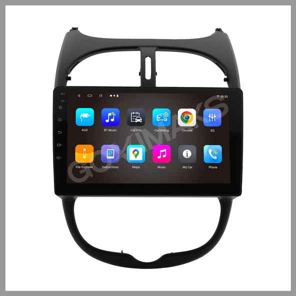 PEUGEOT 206 1999-2010 UYUMLU 2 GB RAM 32 GB HAFIZA ANDROID MULTIMEDIA - Resim 6