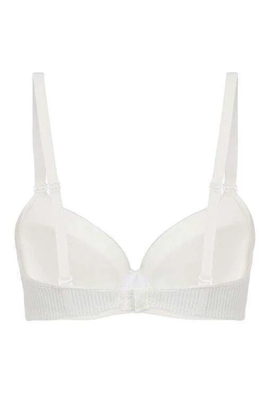 Fitilli Destekli Sütyen - Ekru - 4