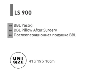 MEDIKAL BBL POPO YASTIGI SİYAH - 2