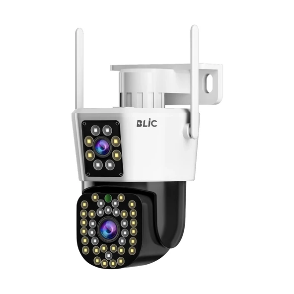 Blic Dual Lens 2.4G Wi-fi 4 Mp Ultra Hd Ip Kamera BLM-55