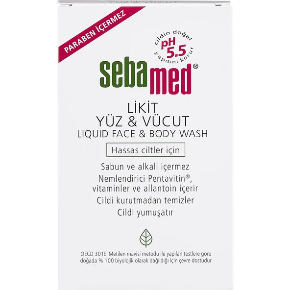 Sebamed Yüz ve Vücut Temizleyici Likit 200ML (5 Li Set) - 6
