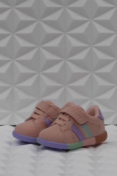 Vicco 950.B24K.453 Pudra Heika İlk Adım Kız Çocuk Ayakkabı - Resim 2