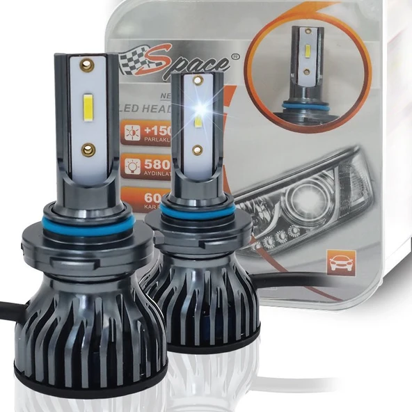 Space Led far ampulü 6000K 11600LM 12V 9006 / LAAM916