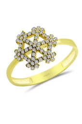 Cigold 14 Ayar Taşlı Yüzük OA-17K1YZK0185015141 - 1