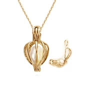 Gönlümün İncisi İncili Kafes Kolye - 3