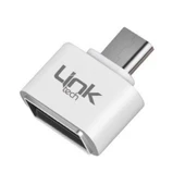 LinkTech O185 USB to Micro USB Çevirici OTG Flash Drive Metal Adaptör - 3