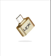 LinkTech O185 USB to Micro USB Çevirici OTG Flash Drive Metal Adaptör - 4