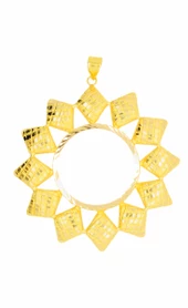 Cigold 22 Ayar Altın Taşsız Kolye Ucu OA-K1KLUC0680025586 - 1