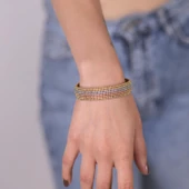 Dorika Bezeli Kelepçe Bileklik - 1