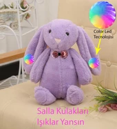 LED IŞIKLI, Uyku Arkadaşı Uzun Kulak Bunny Peluş Tavşan 65cm - 8