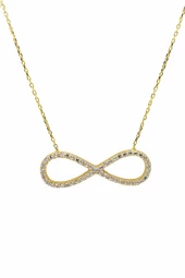 Cigold Taşlı Kolye 14 Ayar Altın 1.69 Gr OA-6560 - 1