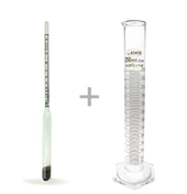 Alla Dual 0-100 Alkolmetre ve Cam Mezür 250ml Set - 1