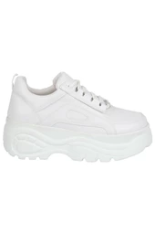 Beyaz Kalın Tabanlı Sneaker Günlük Spor Ayakkabı - Porto - 2