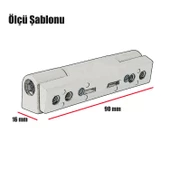Pvc Pimapen Pencere Menteşesi 90 mm Sac Destekli Menteşe - 11