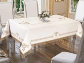 Lale Baskılı Es Güpürlü Masa Örtüsü - 1