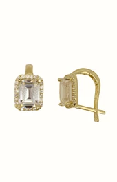 Cigold Taşlı Küpe 14 Ayar Altın 3.61 Gr OA-K101027055 - 1