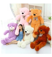 Papyonlu 95 cm  Sevimli Peluş Şaşkın Ayı - Sevgiliye En Özel HEDİYE - 12