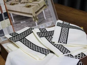 Bera Nakışlı Keten A.Servisli Masa Örtüsü Takımı 14 Parça thumbnail 12