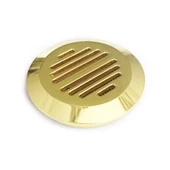 Humidor Puro Kutusu Nemlendirici Haznesi Yuvarlak Metal Sarı 37mm - 2