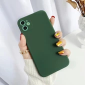 İphone Lansman Likid Silikon Kamera Korumalı Kılıf - 3