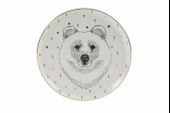 Porland Forest Bear Düz Tabak 20cm - 1