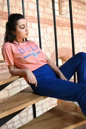 Kadın Desenli Eşofman Takımı 3349-22 - 11