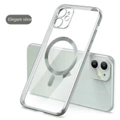 İphone 12 Magsafe Uyumlu Parlak Lazer Telefon Kılıfı - 2