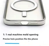 İphone 12 Magsafe Uyumlu Parlak Lazer Telefon Kılıfı - 10