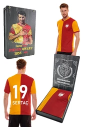 Galatasaray Orijinal Metin Oktay Forma Kişiye Özel İsim Yazılı 4 Yıldızlı Özel Tasarım Ahşap Kutulu - 1