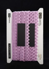 ALKA DANTEL MERSERİZE KOPANAKİ 10 METRE 901 MERSERİZE LAVANTA - 1