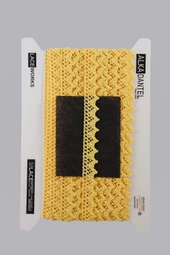 ALKA DANTEL MERSERİZE KOPANAKİ 10 METRE 901 MERSERİZE YELLOW - 1