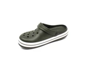 Akınal Bella 195 Haki-Beyaz-Haki Unisex Sabo Terlik - 3