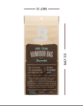 BOVEDA 1 Yıllık Puro Saklama Poşeti Küçük Boy - 4