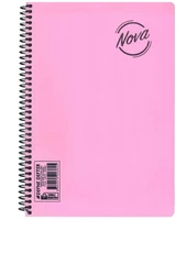 72 Yaprak Kareli Defter Orta Boy Spiralli  Plastik Kapak 1 Adet - 3