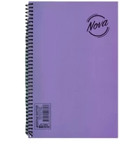 72 Yaprak Kareli Defter Orta Boy Spiralli  Plastik Kapak 1 Adet - 5