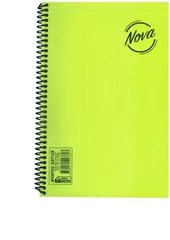 72 Yaprak Kareli Defter Orta Boy Spiralli  Plastik Kapak 1 Adet - 6