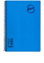 72 Yaprak Kareli Defter Orta Boy Spiralli  Plastik Kapak 1 Adet - 4