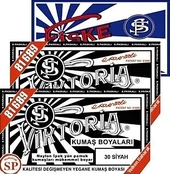Viktoria Boya Kumaş Boyası Siyah (ORJİNAL ÜRÜN) 2 Paket Fiske Sabitleme 1paket - 1