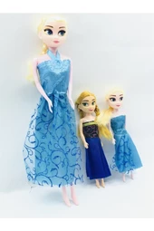Frozen Elsa Anna Bebek Oyuncak Set 3lü - 2