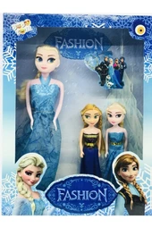 Frozen Elsa Anna Bebek Oyuncak Set 3lü - 1