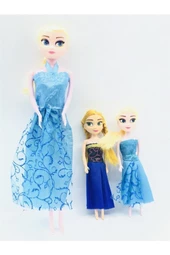 Frozen Elsa Anna Bebek Oyuncak Set 3lü - 4