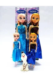 Karlar Ülkesi Elsa Ve Anna 4lü Et Bebek Set thumbnail 1