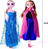 Disney Frozen Karlar Ülkesi Bebek Elsa Anna + Asa Taç ve Saç - 4