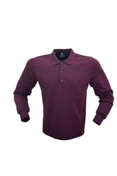 SİMENTİ POLO YAKA CEPLİ RAHAT KALIP SWEATSHİRT BATTAL BÜYÜK BEDEN - 2